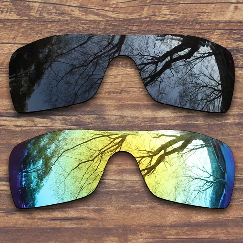 ToughAsNails Polarized Replacement Lenses for Oakley Batwolf Sunglasses- Multiple Options - Цвет линз: Black and Gold