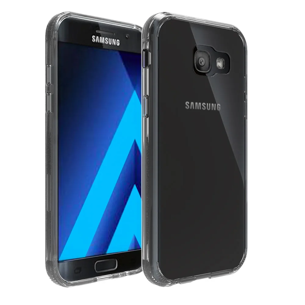 Для Galaxy A5 (2017) рамка TPU Жесткий Акриловый Чехол ударопрочный Прозрачный чехол для