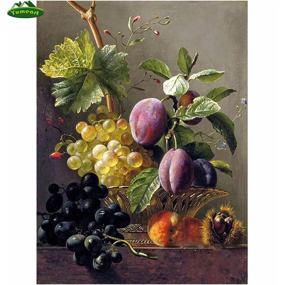 Набор для алмазной вышивки с изображением винограда | Дом и сад