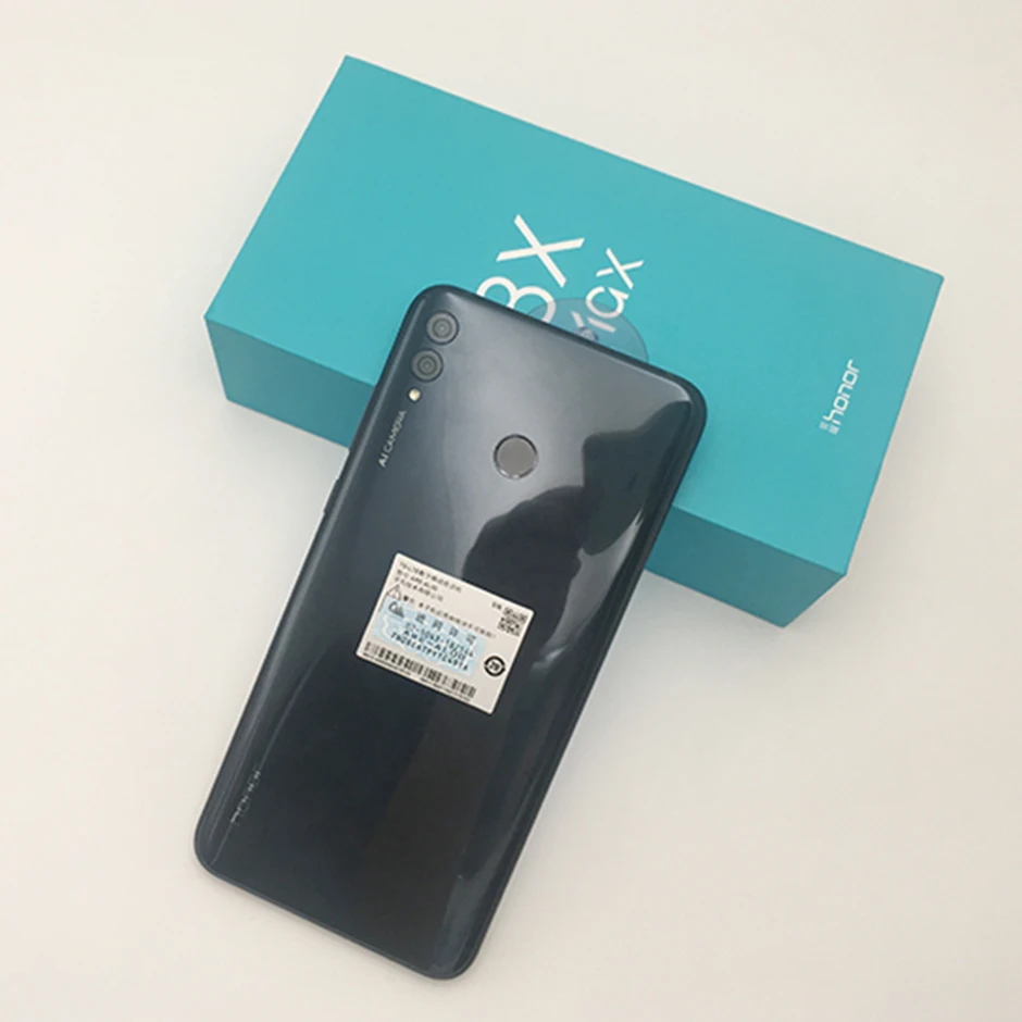 Honor 8X Max смартфон 7,12 дюймов FHD дисплей Snapdragon 636 Android 8,1 16 МП Двойная камера 6 ГБ 128 ГБ отпечаток пальца OTG телефон