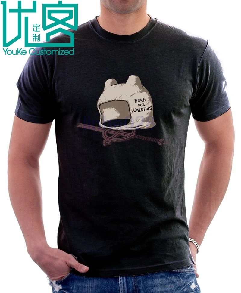 Adventure Time Finn The Human Hat Jake черная коричневая хлопковая Футболка с принтом 9704 Новая