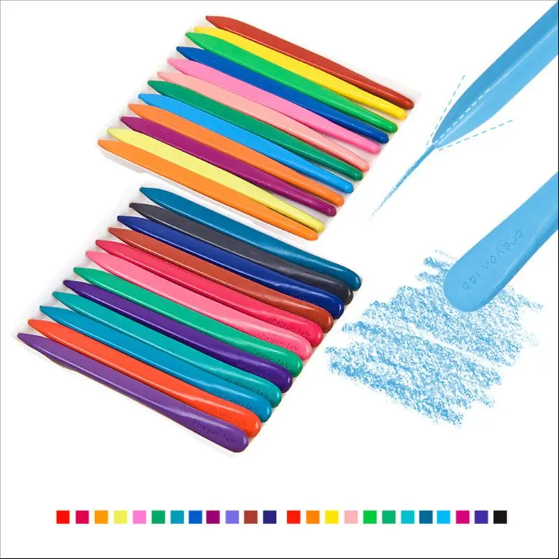 

Colorful Non-toxic Paint Wax Stick Crayons For Children Kids Toddler Kindergarten Early Education Drawing Tool