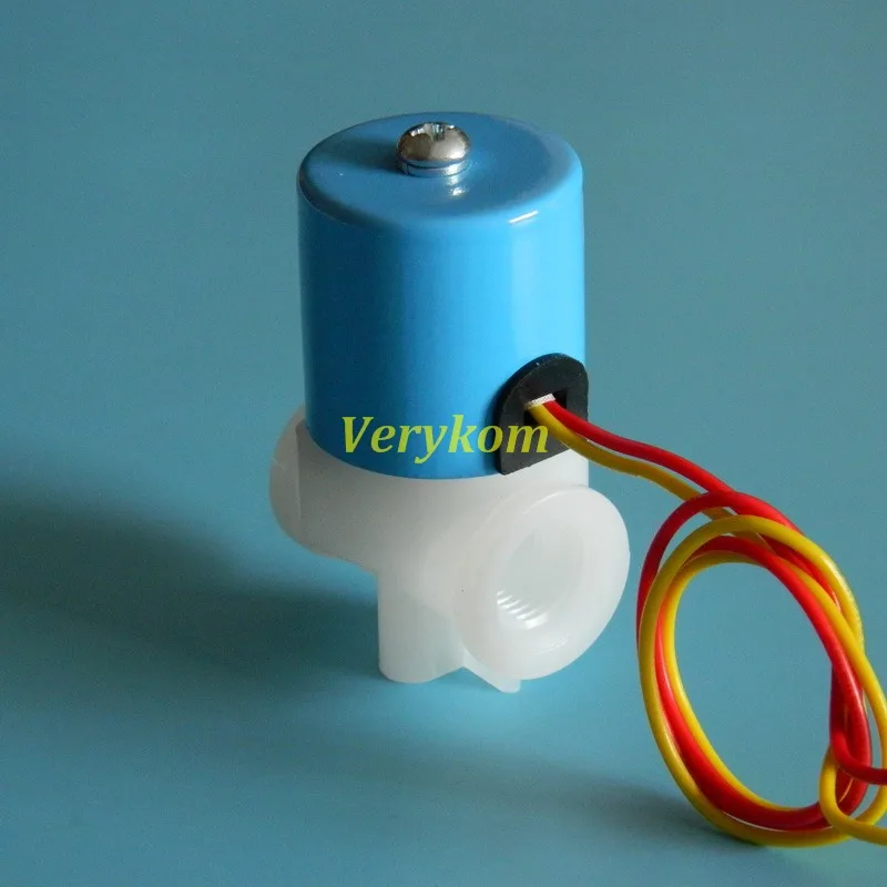 Бесплатная доставка 2 Way Пластик микро электромагнитный клапан диспенсер для