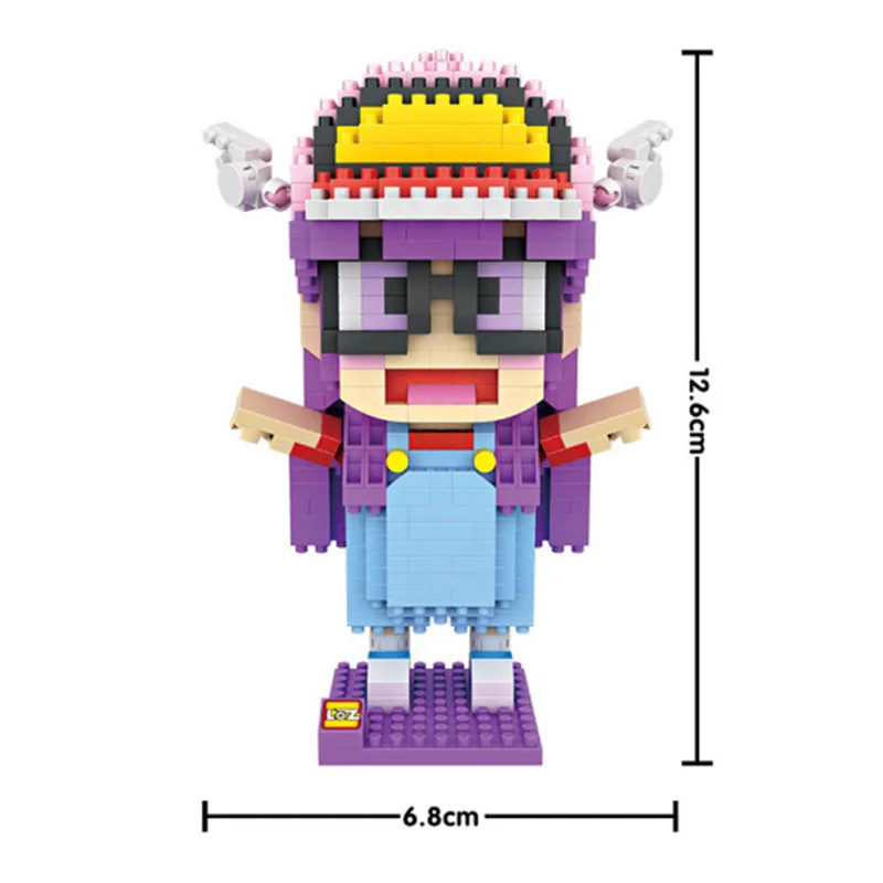 LOZ Arale строительные блоки японское аниме фигурки героев мультфильмов Обучающие