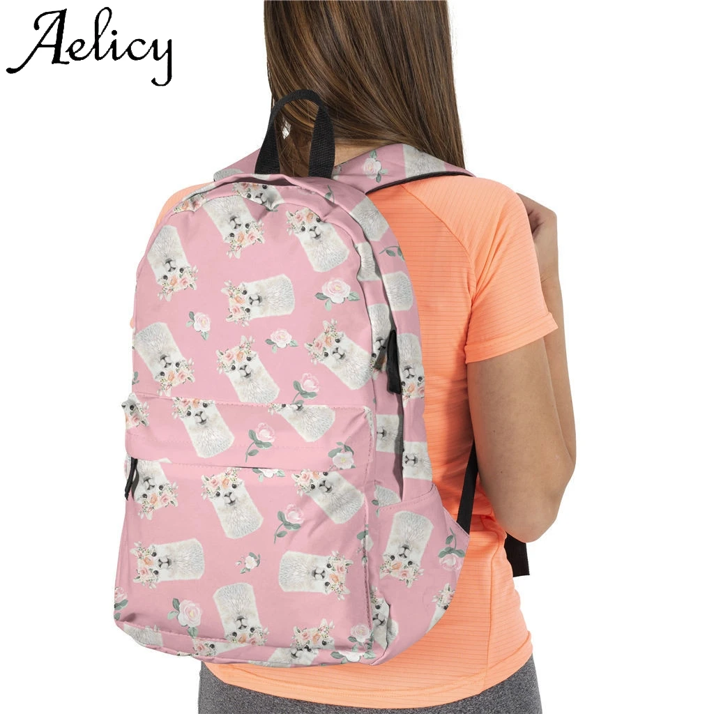 Aelicy сумка из альпаки Ткань Оксфорд 3D цифровая печать Взрывные Модели дорожный