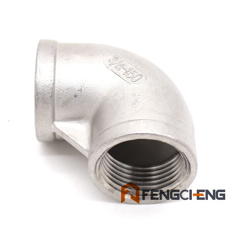 Нержавеющая сталь 90 градусов локоть 3/4 &quotЖенский NPT трубы фитинг Homebrew