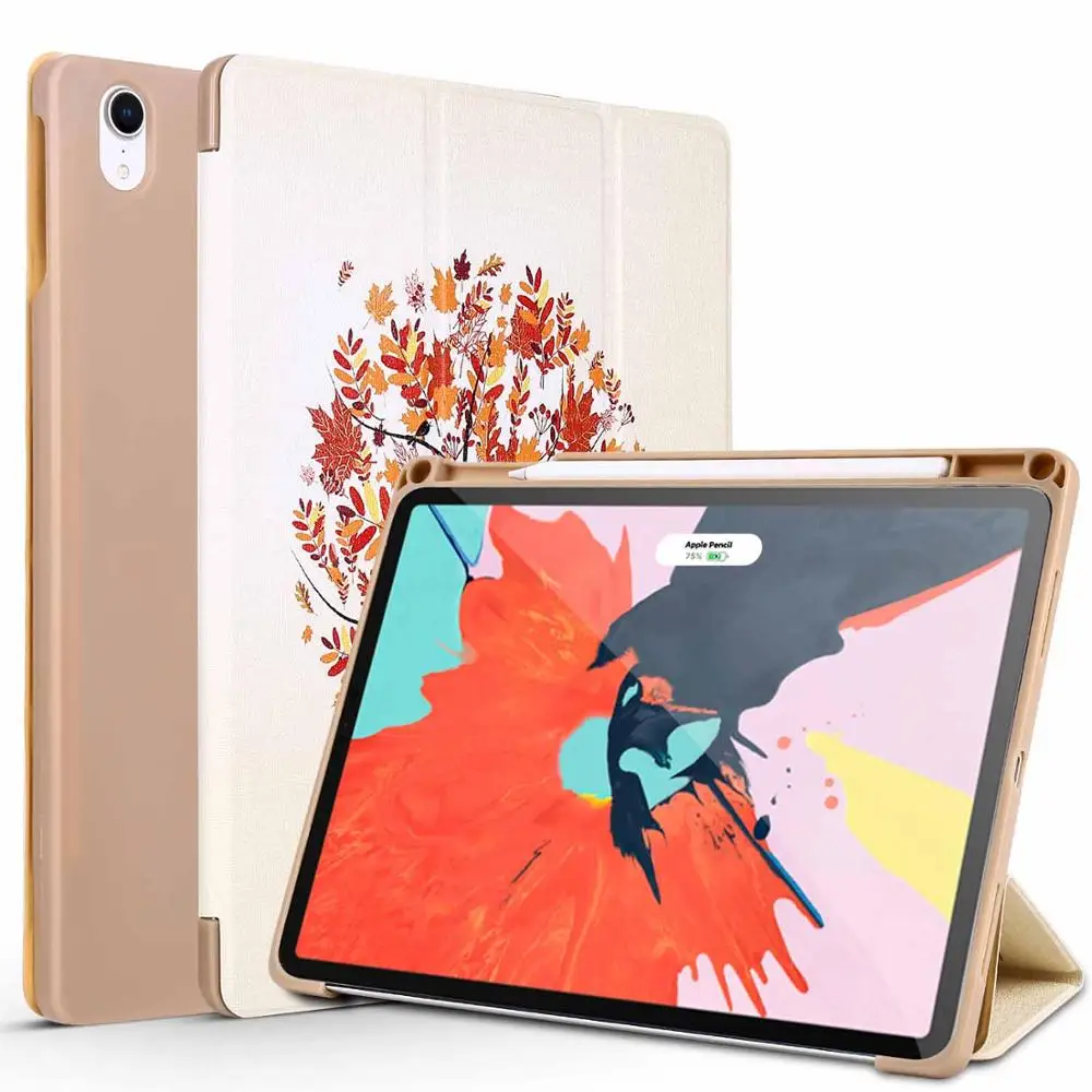 8 Для Coque iPad Pro 11 чехол Магнитная кожа мягкая ТПУ подставка для автоматического сна Пробуждение Смарт-Чехол для iPad Pro 11 карандаш держатель - Цвет: 8
