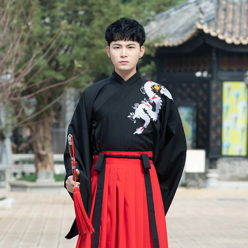 Hanfu мужской Китайский народный танец костюм женщина ханьфу косплей древние