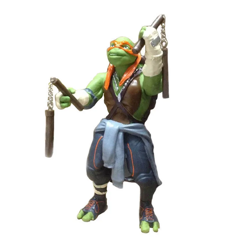 4 шт./компл. Большой размер 2014 фильм версия мультфильм модель Черепашки ниндзя