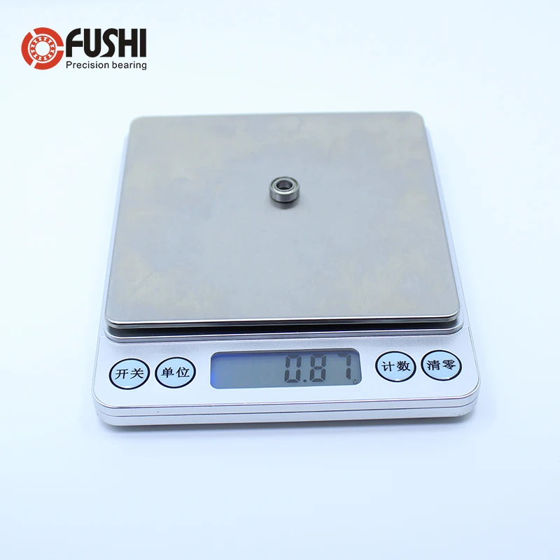 R166ZZ подшипник ABEC 1 (10 шт.) 3/16 &quotx3/8&quot x1/8 &quotдюймовый Миниатюрные R166 ZZ шариковые