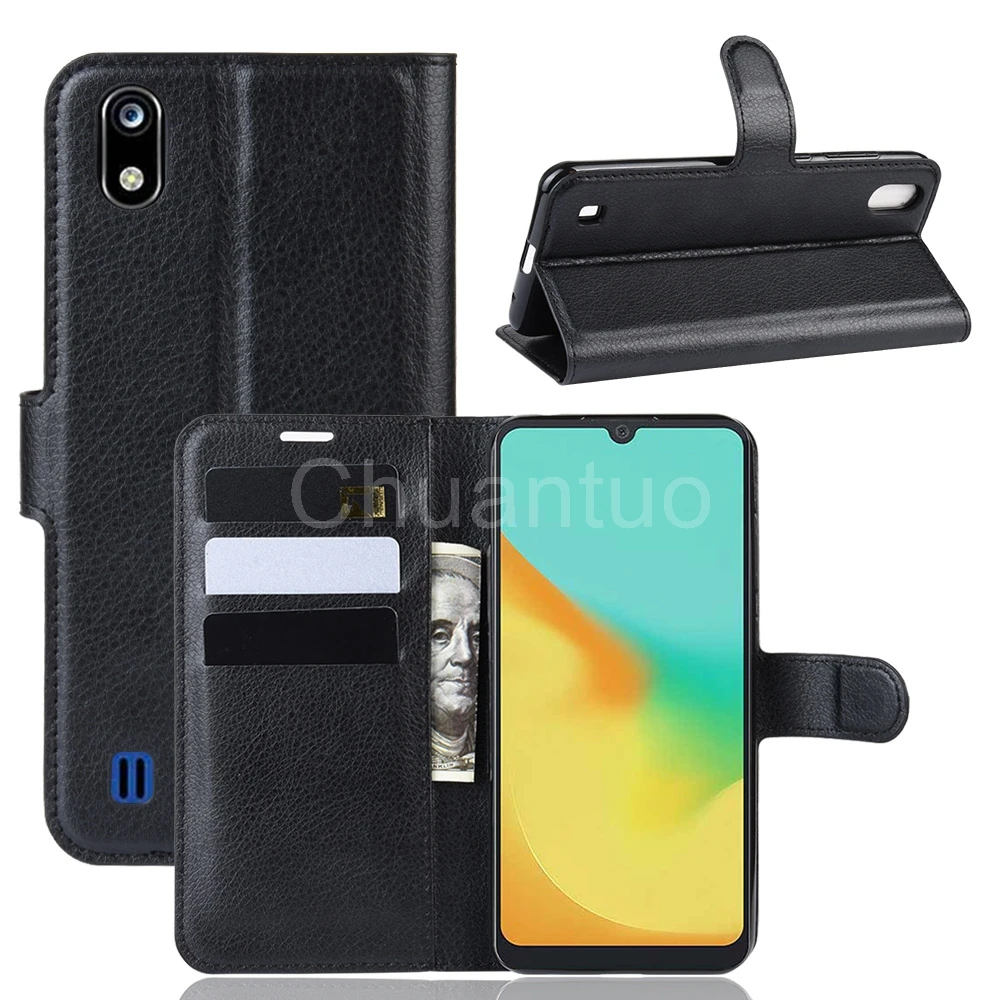 Чехол книжка из искусственной кожи PU для ZTE Blade A7 2019 флип кошелек чехлы телефонов