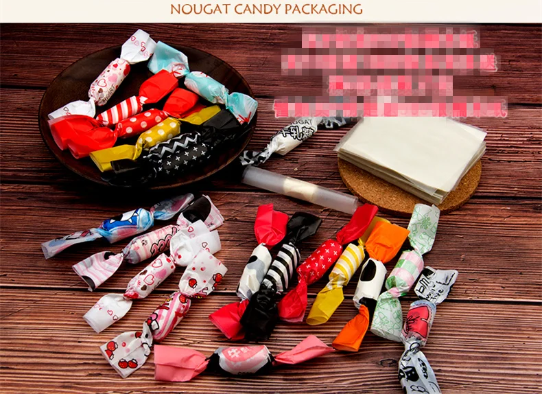 [4Y4A] 100 шт./компл. DIY конфетная бумага форма для нуги Упаковка клейкая рисовая бумага съедобная