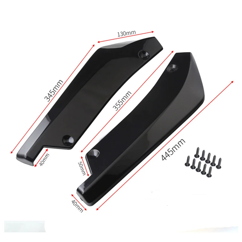 Автомобильный Универсальный Спойлер для заднего бампера насадки диффузор