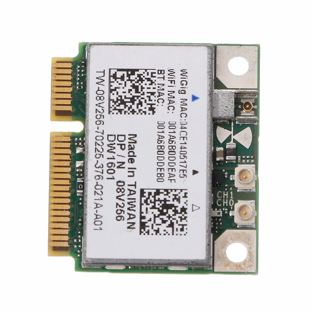 2018 Беспроводной DW1601 QCA9005 8V256 WiGig 802.11AD 7 Гбит/с Половина мини карта сети | Компьютеры
