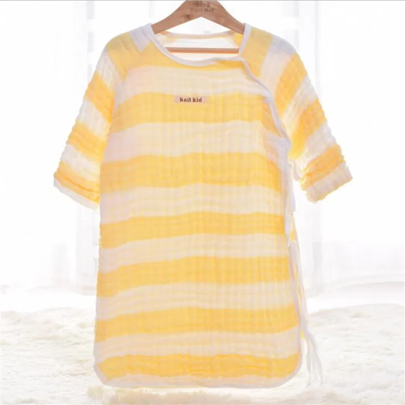 Детское банное полотенце 6-слойное муслиновое Хлопковое с капюшоном одноцветные