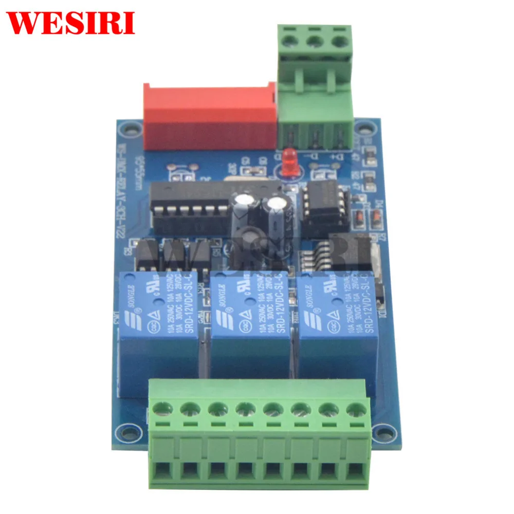 DC12V 10A * 3 канала DMX512 реле 3CH группы включения и выключения светодиодный контроллер