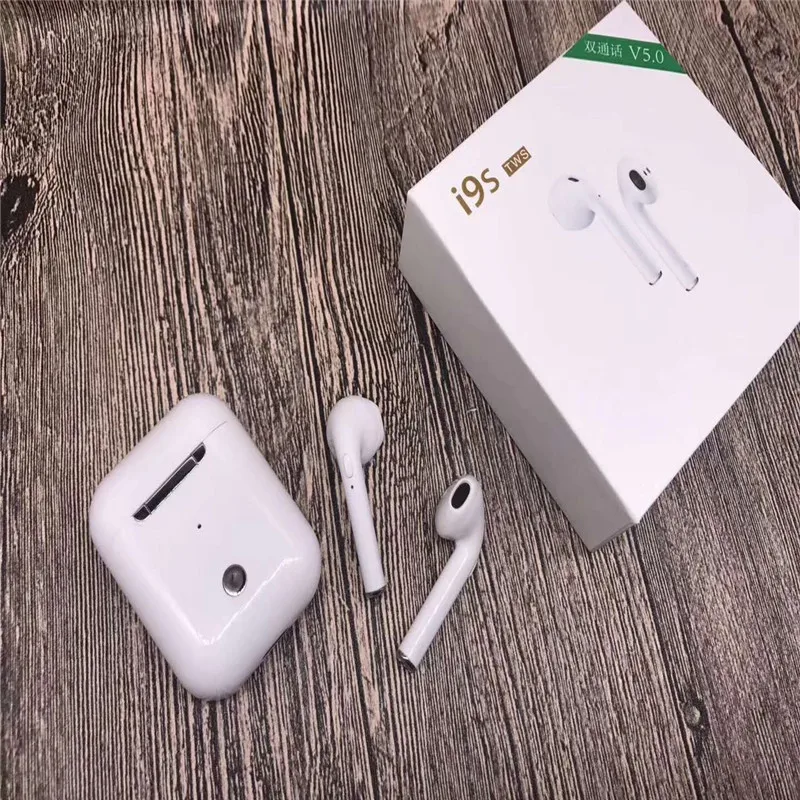 I9 I9S TWS беспроводные наушники портативные 5,0 Bluetooth Гарнитура невидимый наушник для iPhone X 8 7 Мобильный Android все смартфон