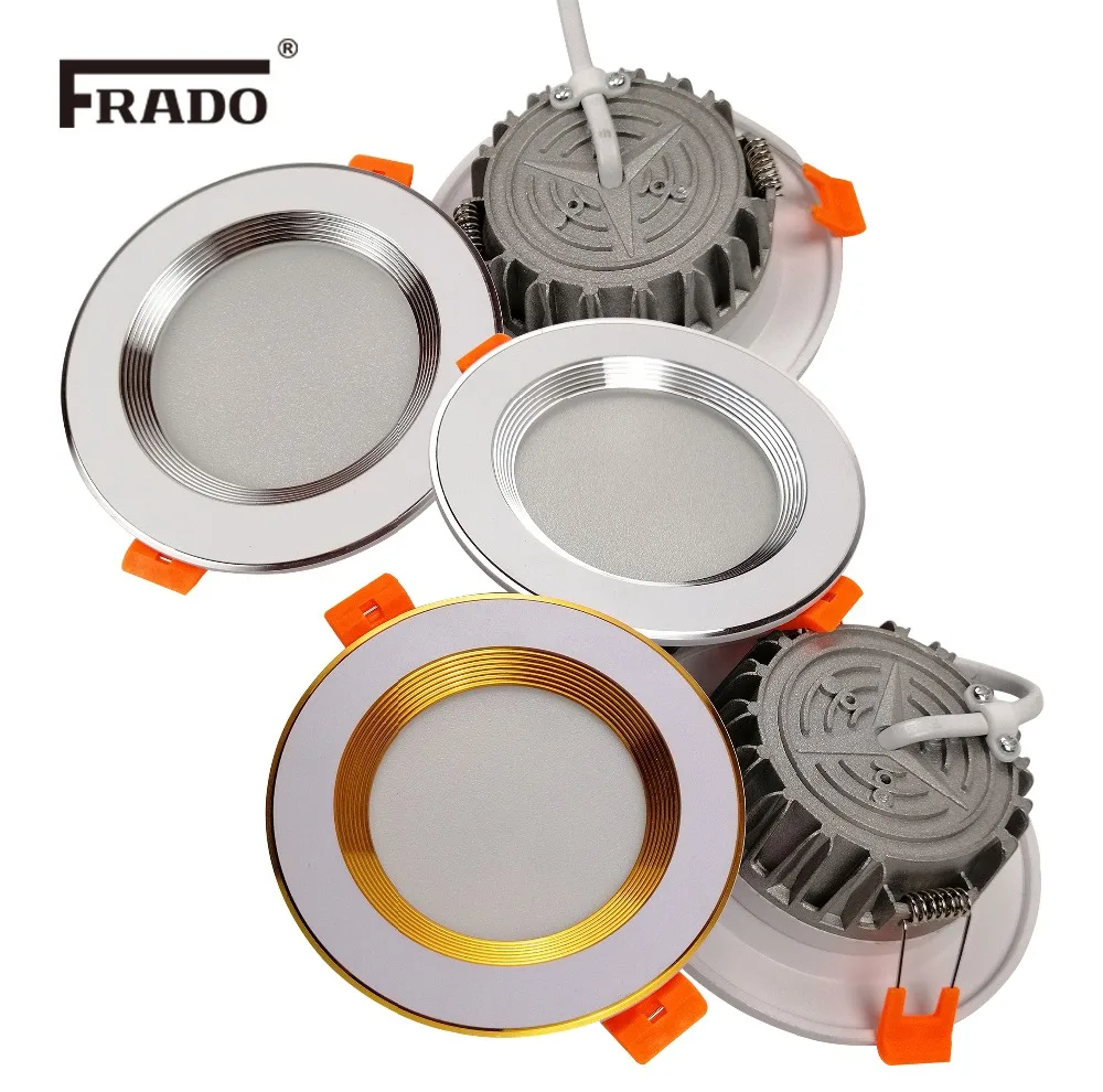 

10PCS Dimming LED Downlight Ceiling IC LED driver 3W5W9W 12W led light AC110V220V230V For Home Lighting LED Recessed Downlights