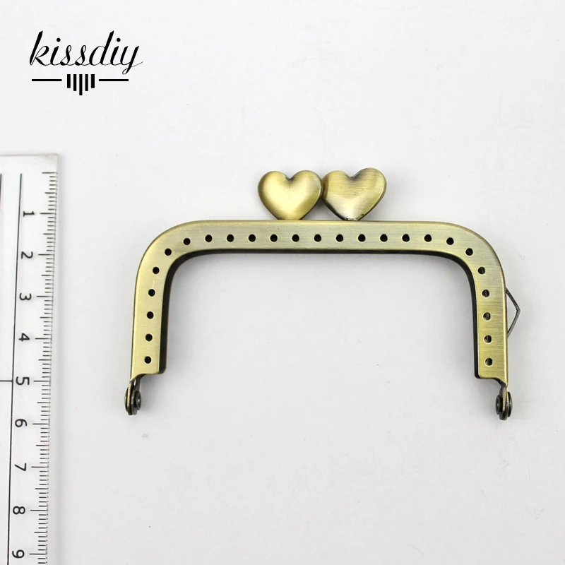 20 шт. ручка для сумок 8 5 см под античную бронзу|kiss clasp handle|handles for bagskiss |