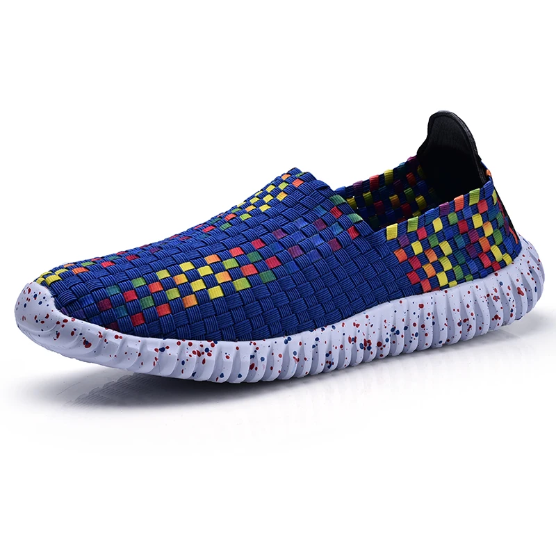 Женская обувь размера плюс 35 44 летние женские дышащие плетеные туфли s