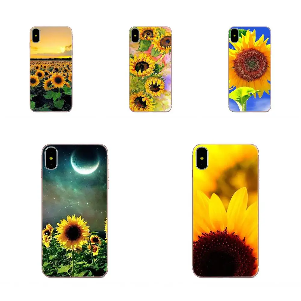 Мягкий защитный чехол с изображением подсолнуха Ван Гога для Galaxy A3 A5 A7 On5 On7 2015 2016