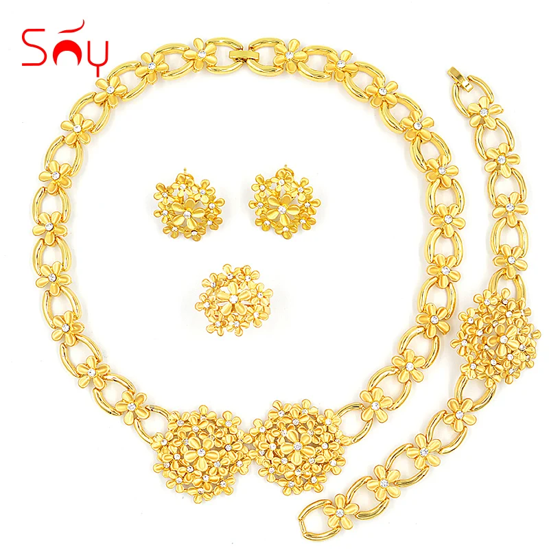 Sunny Jewelry романтическое ювелирное изделие с кубическим цирконием круглый цветок