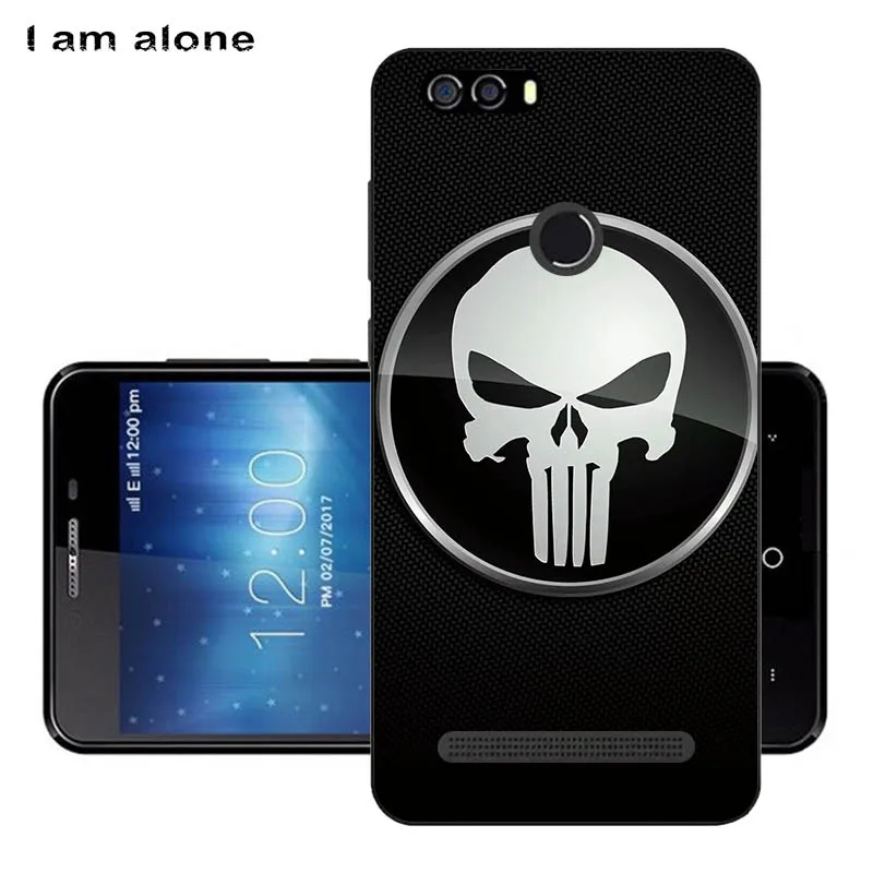 Чехлы для телефонов I am alone для Leagoo power 2 5,0 дюйма, мягкие чехлы из ТПУ для мобильных телефонов с мультяшным принтом для Leagoo power 2, сумки