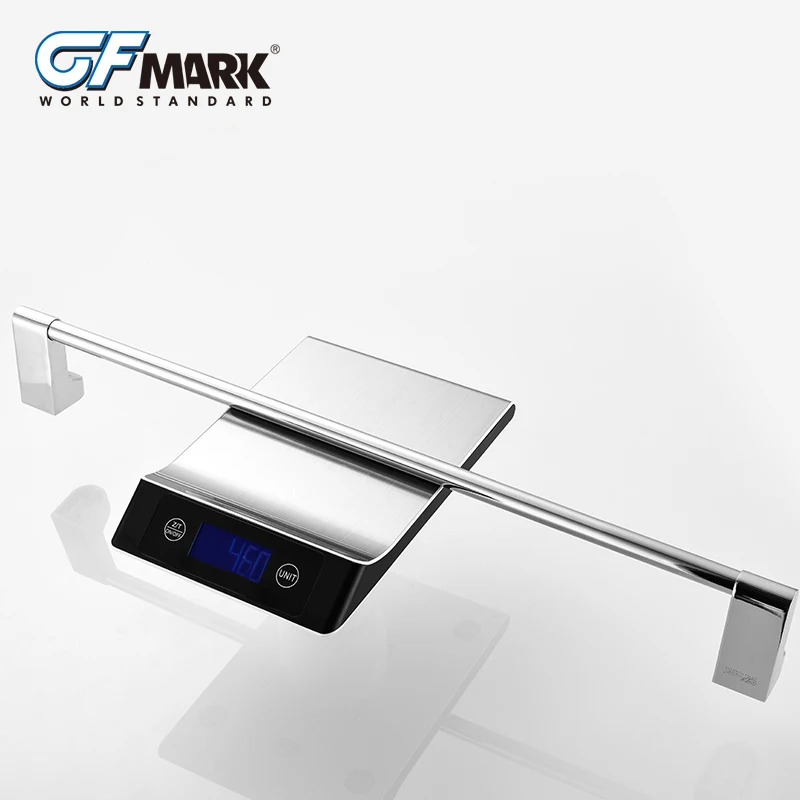 GFmark хромированная вешалка для полотенец настенное крепление ванной комнаты