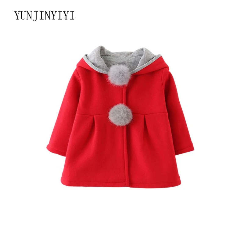 2017 пальто с длинными рукавами для маленьких девочек на зиму и весну куртка