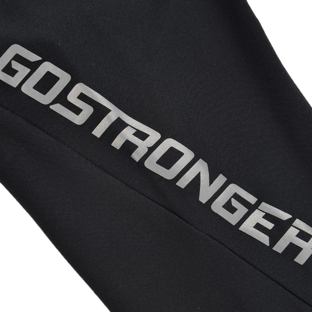 Мужская Тренировочная футболка Li-Ning облегающий спортивный топ с длинными