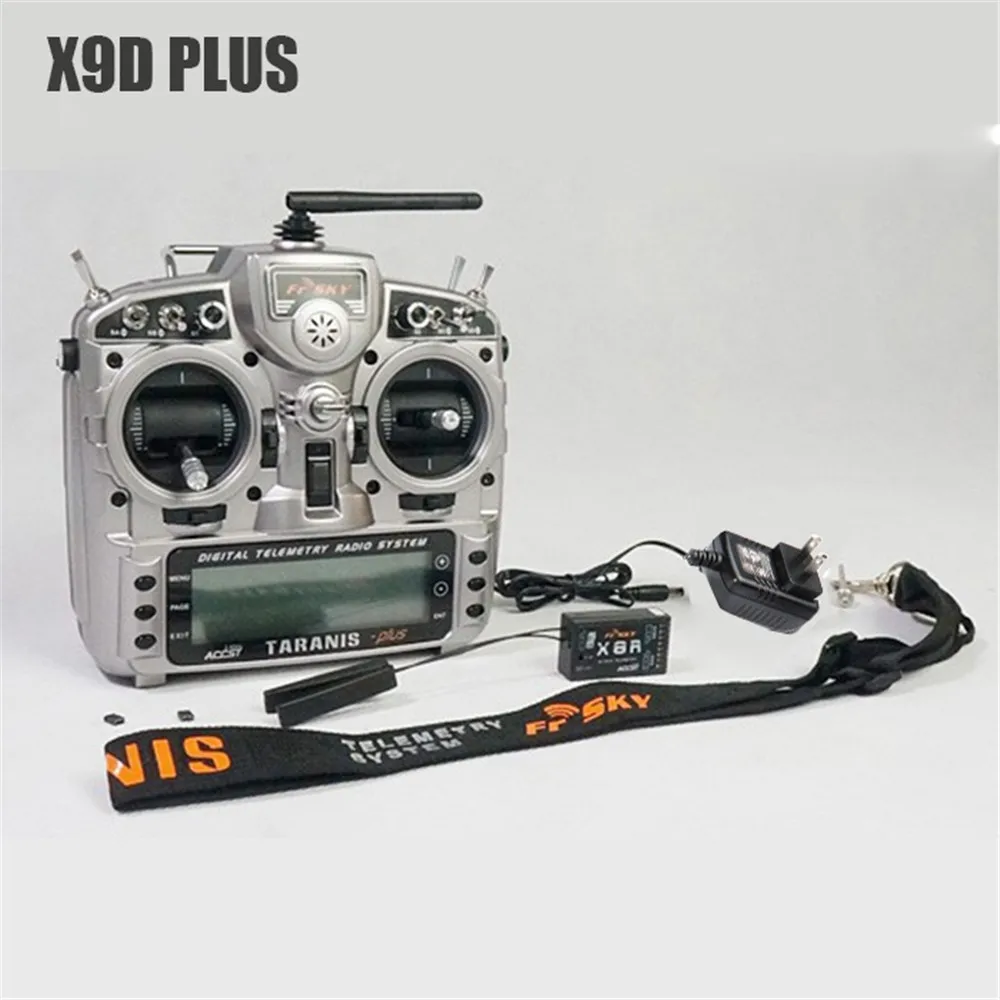 FrSky taranis X9D Plus передатчик 16CH RC контроллер с приемником X8R Квадрокоптер вертолет запчасти для V8 II серии