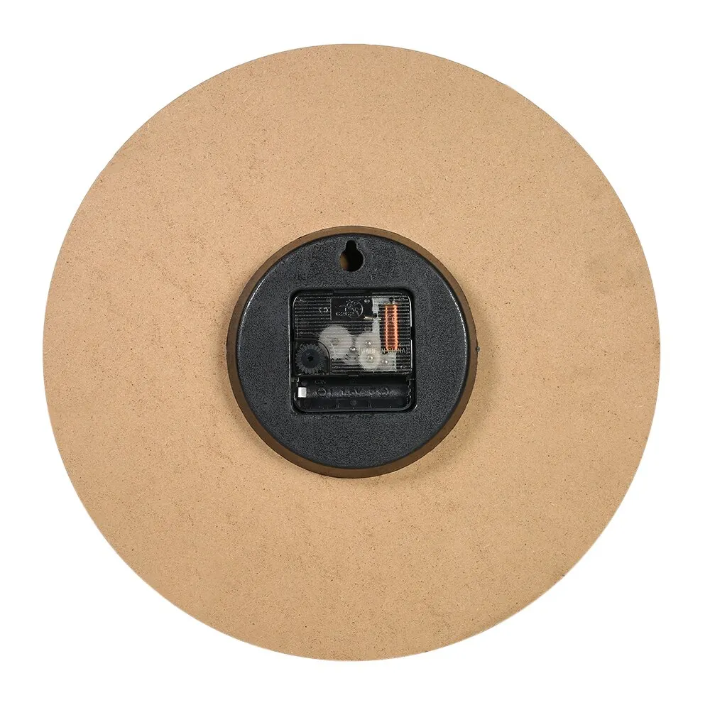 Marbled Effect Wall Clock Home Decoration Neat Precise Hanging Timer 2018 Rounded Morden Design Easy to Install | Дом и сад