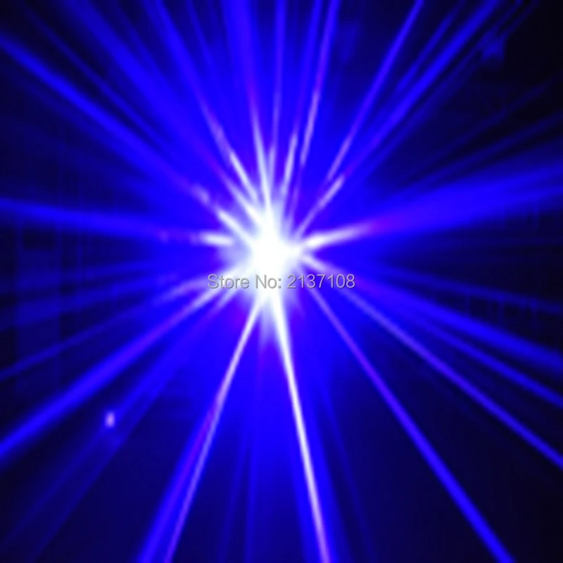 50 Вт 4 головки 7 цветов лазерный проектор DMX512 Luces DJ Disco семейные вечерние Клубные