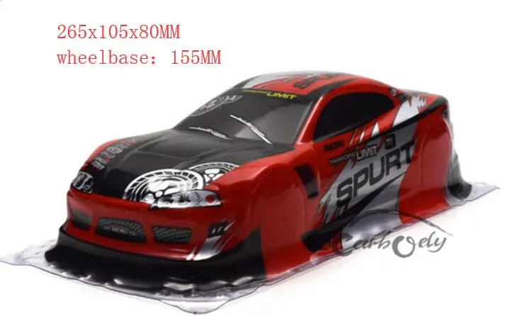 Модель радиоуправляемого автомобиля в масштабе 1/18 оболочка кузова грузовика/на