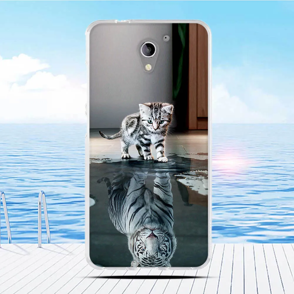 Чехол для ZTE Blade A510 BA510 мягкий силиконовый чехол из ТПУ с 3D рельефным рисунком |