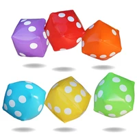 6 piecesset 6 colors inflatable soft cubes dot dice children poolbeachgarden toy party supplies favor pvc 303030 cm