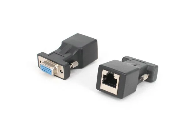 50 шт./лот VGA Женский Видео удлинитель для LAN CAT5 CAT5E CAT6 RJ45 сетевой адаптер |