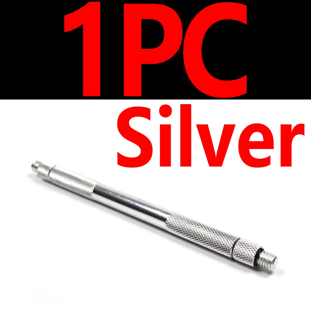 Silver 1PC JIGEECARP карп приманка для ловли рыбы инструменты несколько цветов Алюминиевый Бойл игла с дрелью/волос снаряжение рыболовное снасти Аксессуары Инструмент - Цвет: Silver 1PC