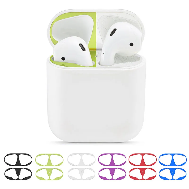 10 шт./партия для Airpods защита от пыли металлические беспроводные наушники