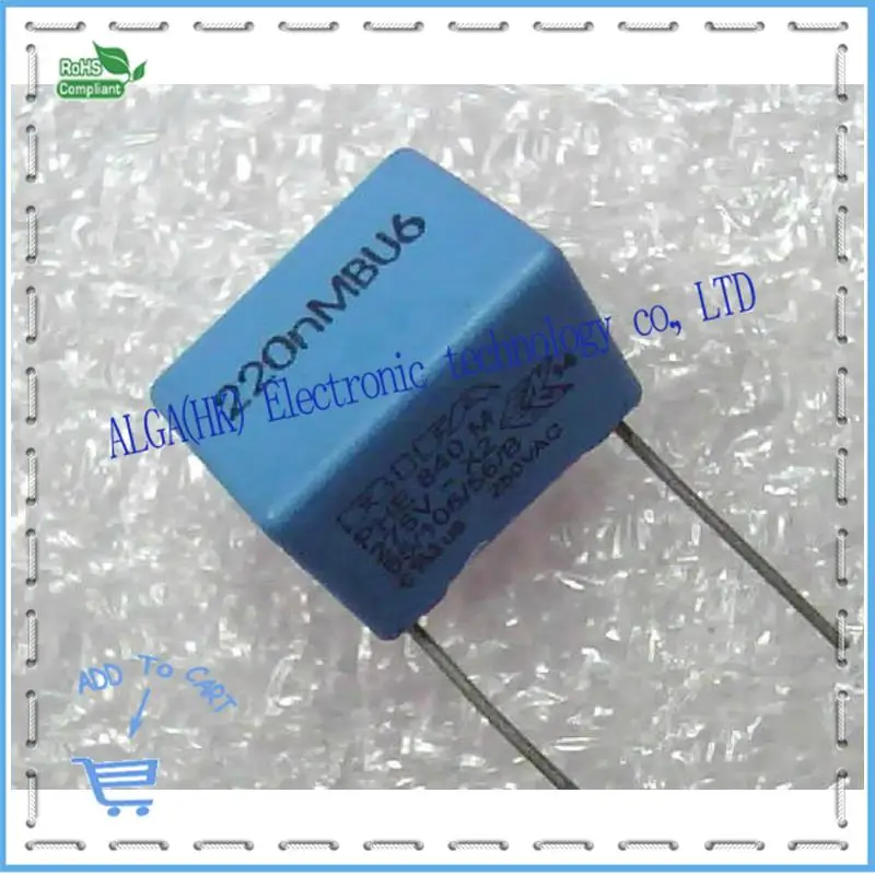 Защитный пленочный конденсатор PHE840 X2 0 22 мкФ 220 nf 224/275 vac P = 15 мм|capacitor used|capacitor