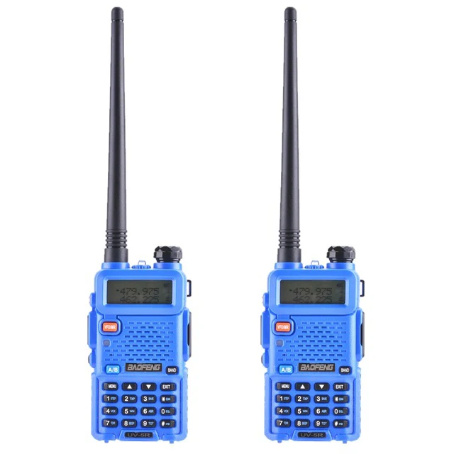 Blue baofeng uv 5r uv-5r uv5r для cb комплект рация 2 шт 10 км телефон автомобильная портативная рации ham радиостанция трансивер baufeng двухдиновая магнитола радиостанции boafeng радио станция для двухдиапазонная uhf vhf - Цвет: Blue