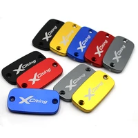 motorcycle accessories cnc aluminum front brake fluid reservoir cover cap for kymco xciting 250 300 350 400 400s 500