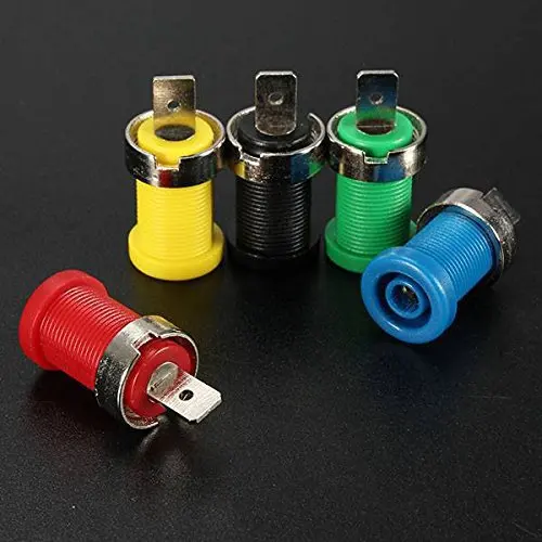 20 шт. высококачественный зажимной штекер типа банан для безопасного соединителя