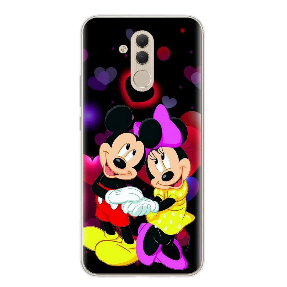 ТПУ мягкий чехол с Минни для huawei mate 20 Lite 6 3 дюймов прозрачный силиконовый телефона