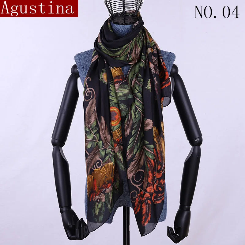 

Scarf silk scarves winter scarfs hijab women shawl sjaal wrap luxury print fallow designer brand quality peacock schal ethnic s