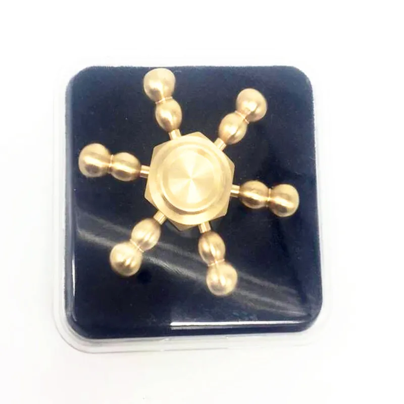Wdiy шесть рука Spinner пальцев гироскопа Металл фокус анти стресс аутизма ручной