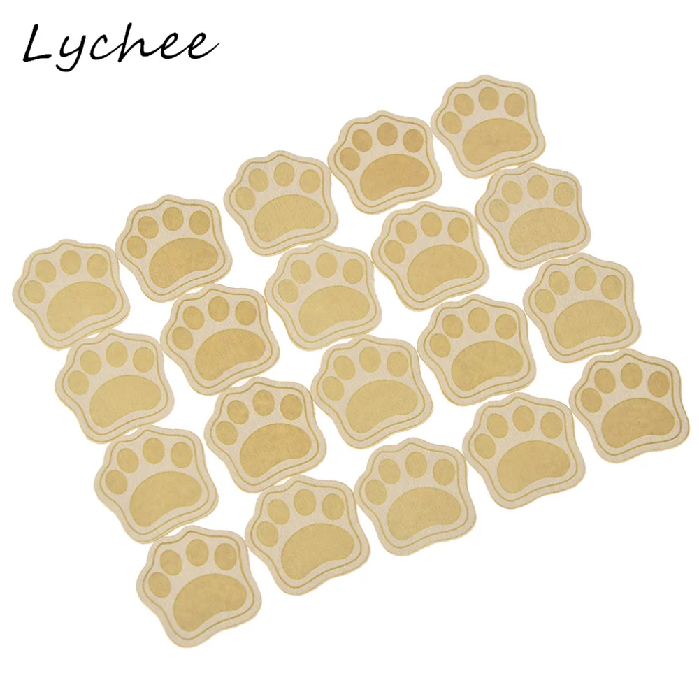 Lychee 20 шт. милые ярлыки из искусственной кожи ручной работы с животными собаками