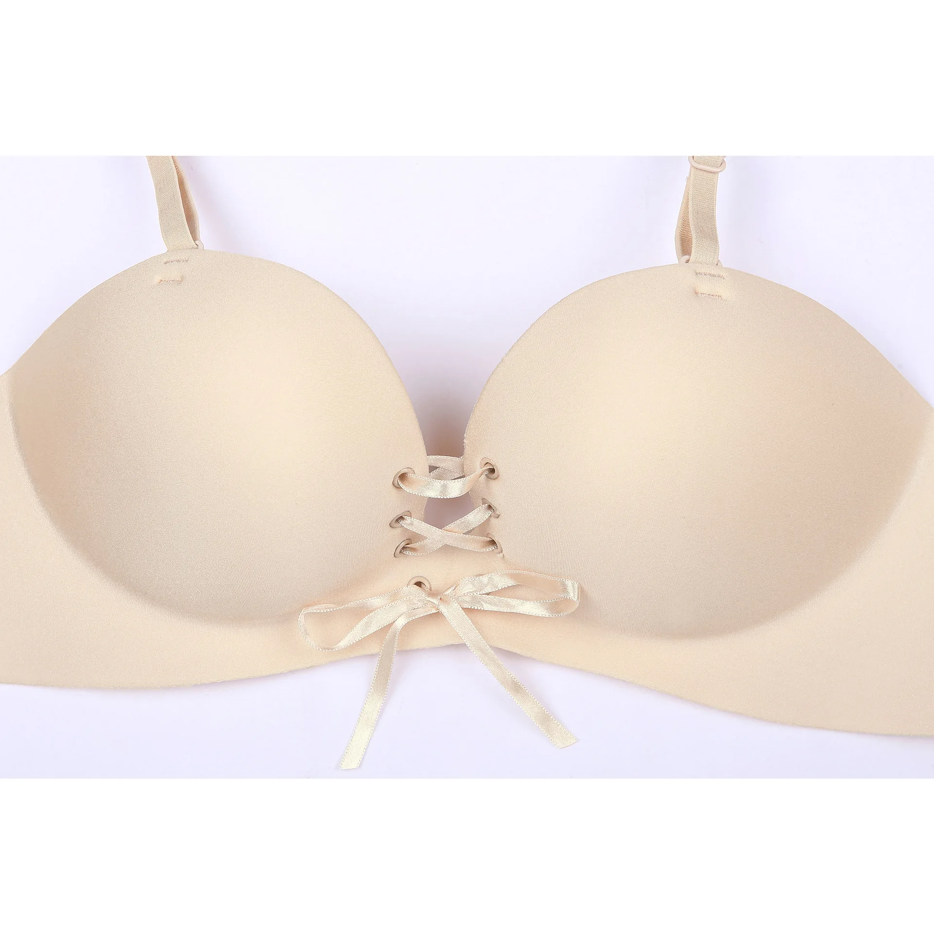 BRZFMRVL Sexy Women Push Up Bra Bandage women's sexy bra massage paml supper chest bra Sexy Wedding Top Lingerie seamless bra