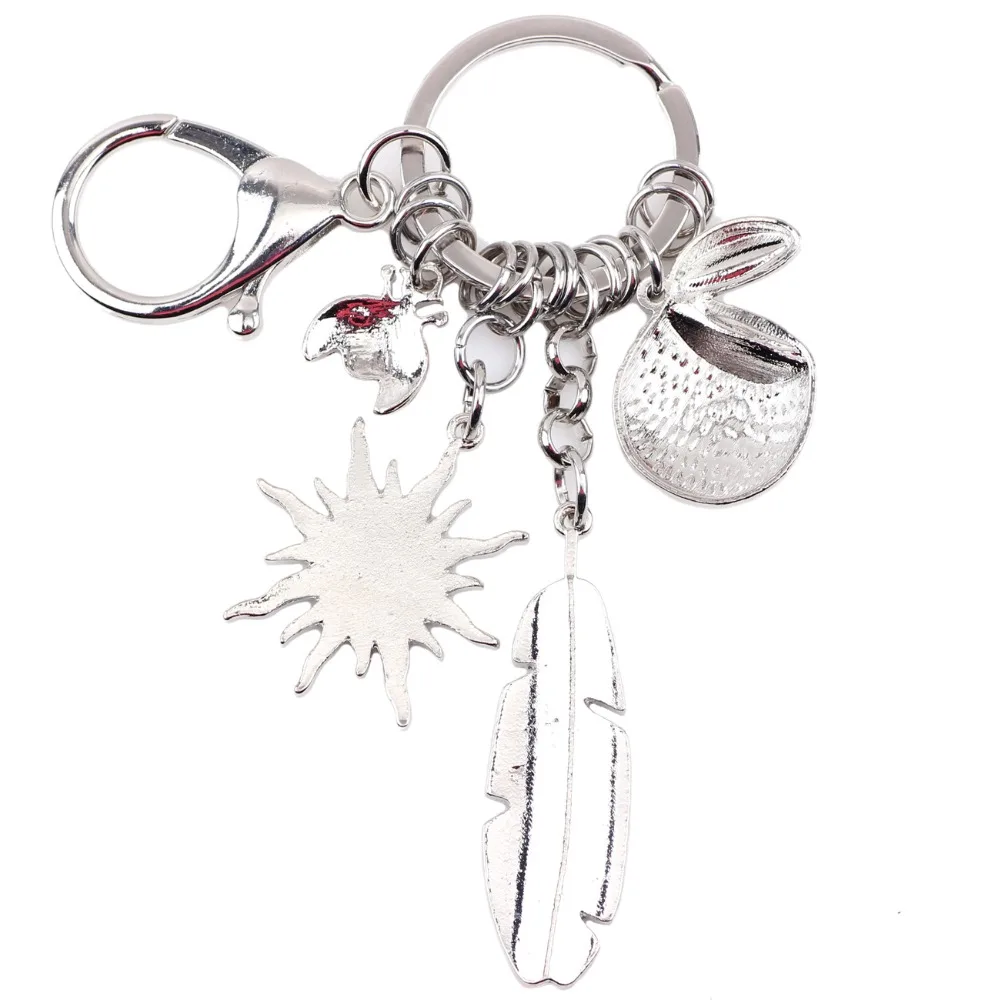 Брелок в виде цветка от солнца Bonsny брелок из сплава с тропическим кокосовым