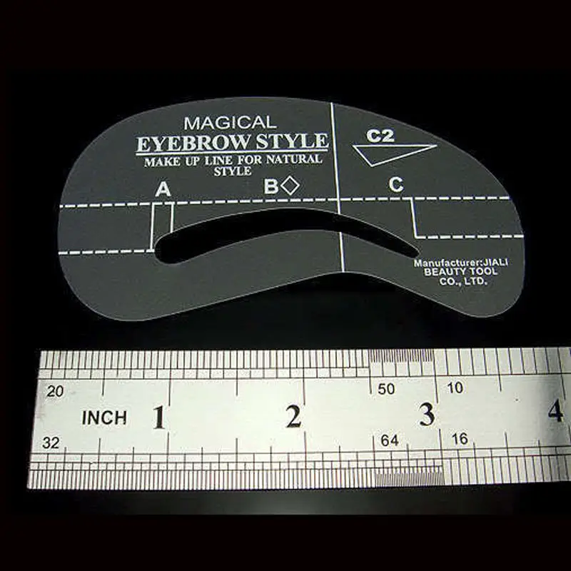Новинка 2016 модный 4 шт./компл. трафарет для груминга формирования макияжа DIY